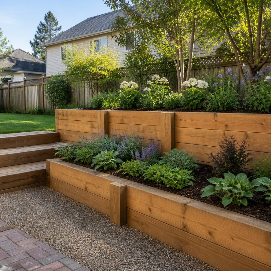 Retaining Walls Showing Their Age in Taradale Restored