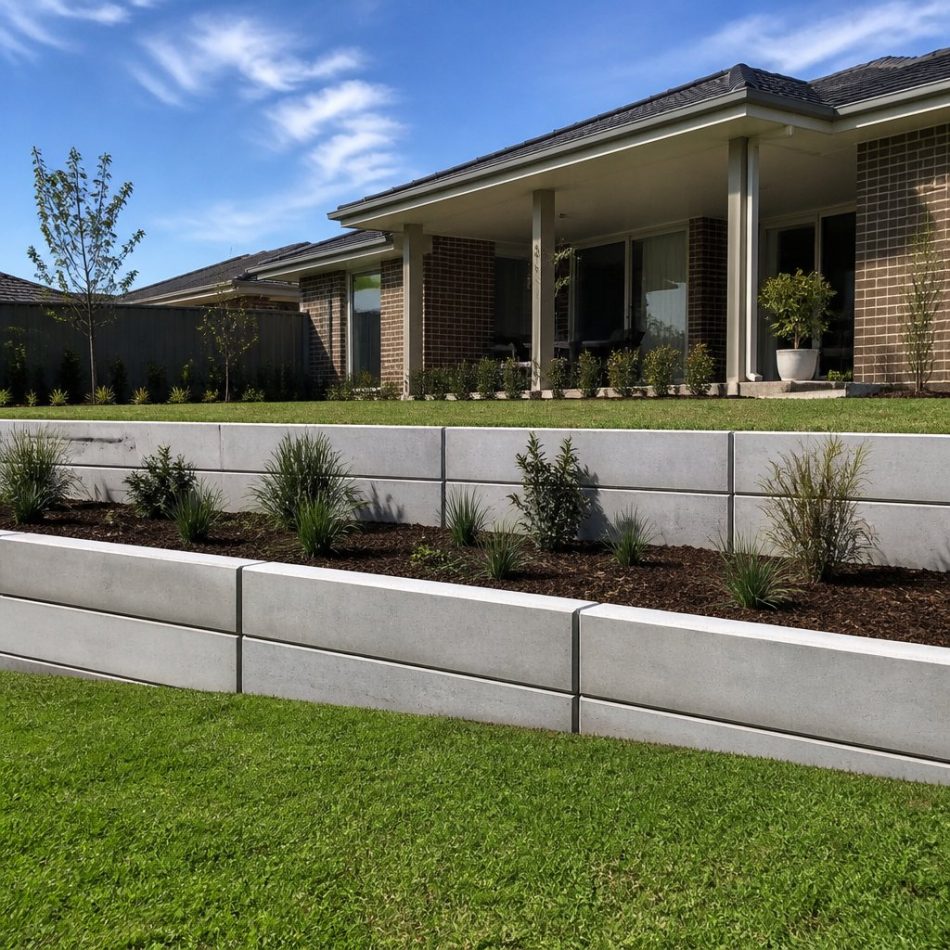 Retaining Walls in Taradale Planned Approved and Built Well